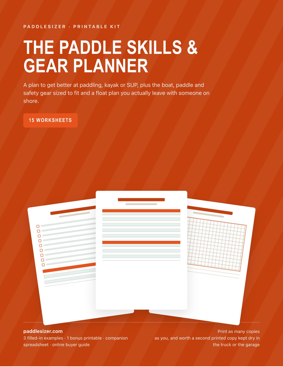 The Paddle Skills & Gear Planner cover